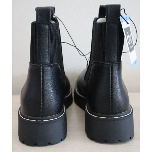 Dolce Vita Women's Sz 9 Black LEIGHA Chelsea Lightweight Ankle 1.25" Heel Boot - Picture 7 of 9